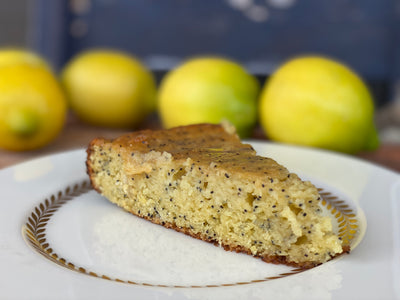 Lemon Poppy Seeds Pound Cake (Gf, Df )