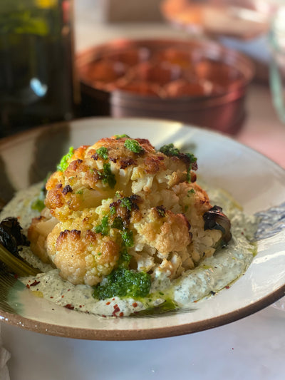 Fency Roasted Cauliflower